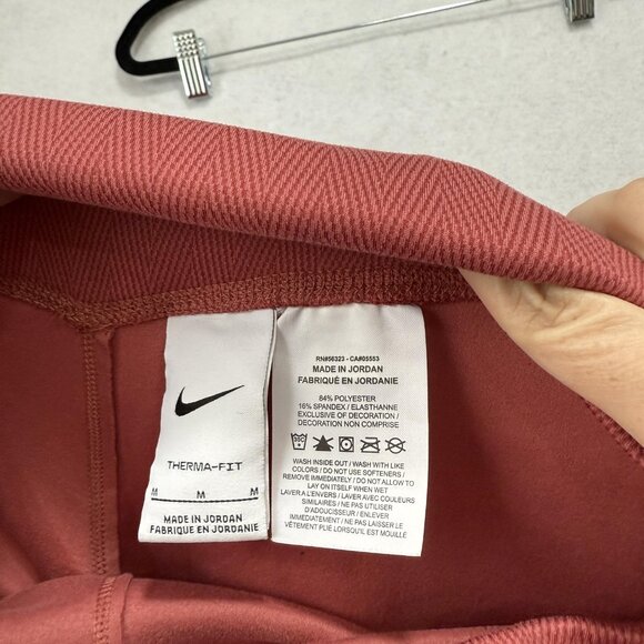 Nike Therma-Fit Leggings Womens Medium High Rise Athletic Yoga Pants DD6596-690 - Picture 6 of 10